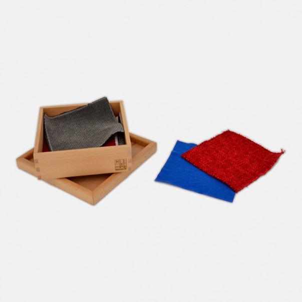 SCATOLA DEI TESSUTI COLORATI