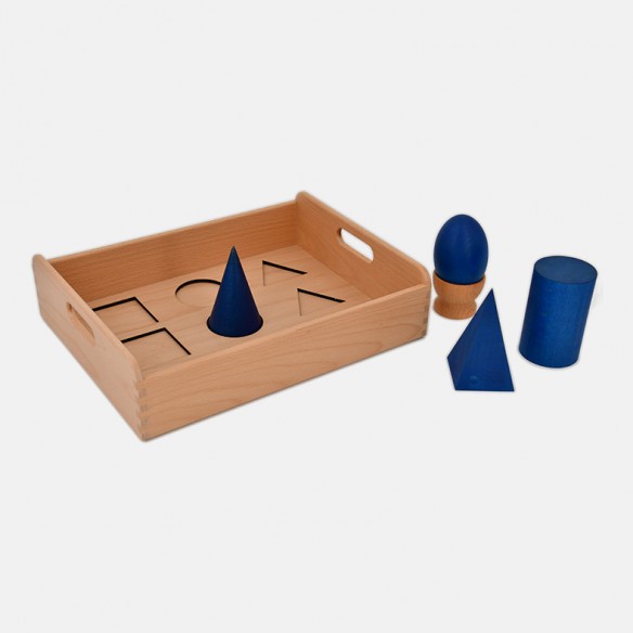 SOLIDI GEOMETRICI PICCOLI CON VASSOIO