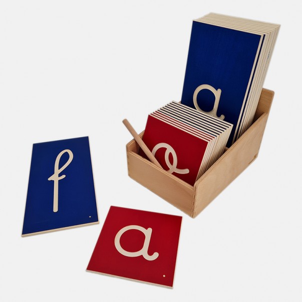 LETTERE INCAVATE - CORSIVO MINUSCOLO