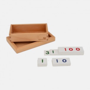 CARTELLINI DEI NUMERI 1-3000 CON SCATOLA