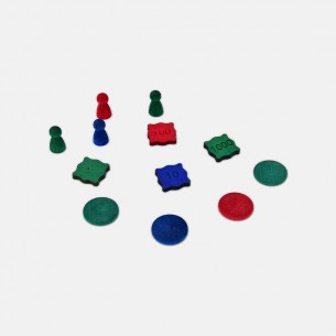 STAMPS, SKITTLES AND TOKENS
