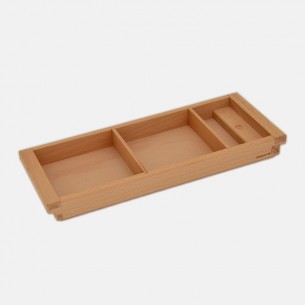 WOODEN TRAY FOR INTRODUCTION TO THE DECIMAL QUANTITIES