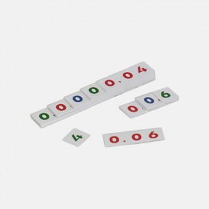 CARDS FOR THE DECIMAL NUMBERS BOARD