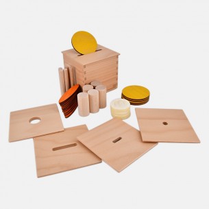 SCATOLA DELL'IMBUCARE CON 5 COPERCHI E SET DI ELEMENTI