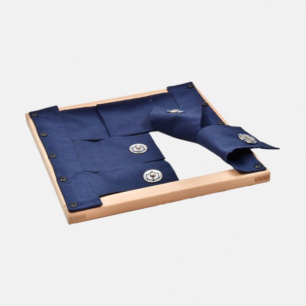 TELAIO DELLE ALLACCIATURE 0-3, CON BOTTONI A PRESSIONE