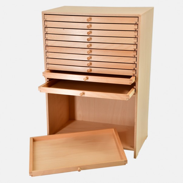 SHELF FOR THE GEOMETRY METAL INSETS