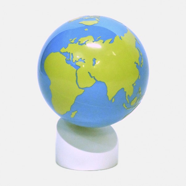 GLOBE WITH TWO COLOURS