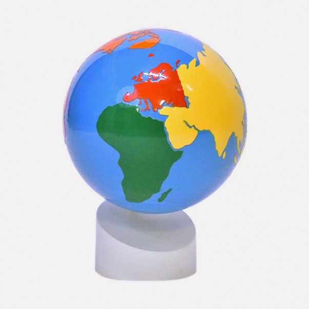 GLOBO COLORATO DEI CONTINENTI