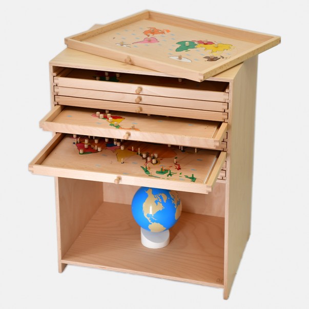 COMPLETE GEOGRAPHY INSETS CABINET