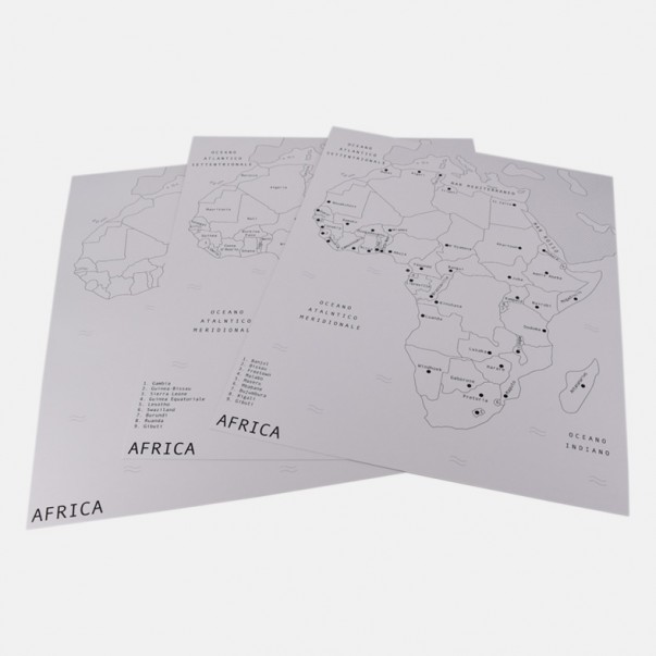 CARTE PER L'INCASTRO DELL'AFRICA