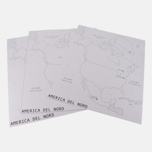 CARTE PER L'INCASTRO DELL'AMERICA DEL NORD