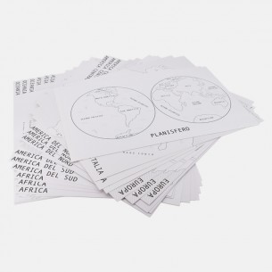 CARTE PER GLI INCASTRI DELLA GEOGRAFIA (26 PEZZI)