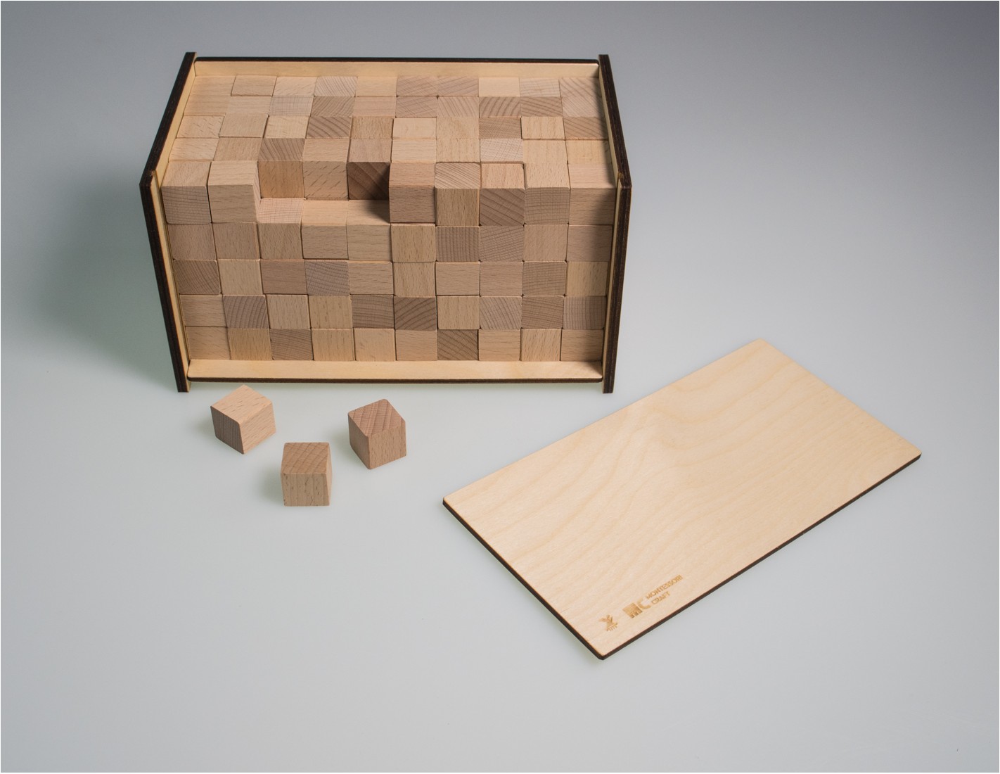 Cubi in legno 15x15x15cm 12pcs